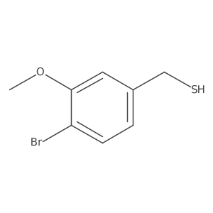 (4-Bromo-3-methoxyphenyl)methanethiol结构式