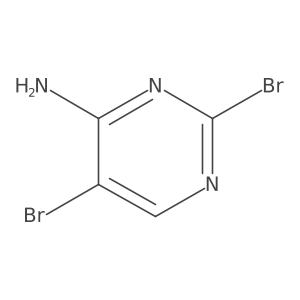 2,5-Dibromopyrimidin-4-amine Structure