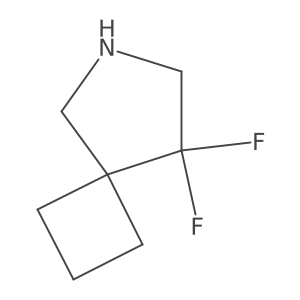 8,8-Difluoro-6-azaspiro[3.4]octane结构式