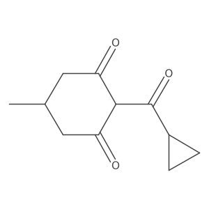 2-Cyclopropanecarbonyl-5-methylcyclohexane-1,3-dione Structure