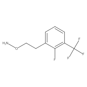 O-{2-[2-fluoro-3-(trifluoromethyl)phenyl]ethyl}hydroxylamine结构式