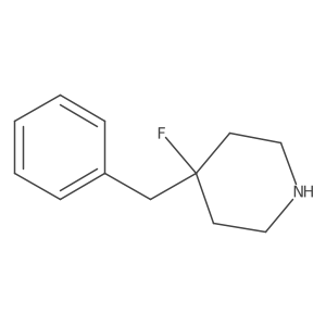 4-Benzyl-4-fluoropiperidine结构式