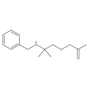 Benzyl({2-methyl-1-[(2-methylprop-2-en-1-yl)oxy]propan-2-yl})amine Structure