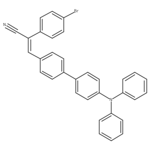 2-(4-Bromophenyl)-3-(4'-(diphenylamino)-[1,1'-biphenyl]-4-yl)acrylonitrile Structure