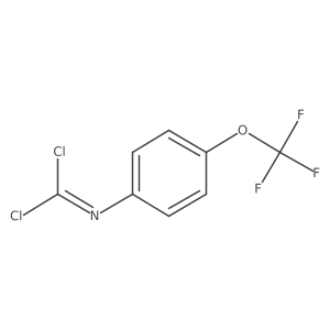 1,1-dichloro-N-[4-(trifluoromethoxy)phenyl]methanimine结构式