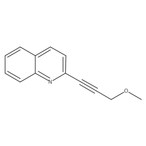 2-(3-Methoxyprop-1-yn-1-yl)quinoline结构式