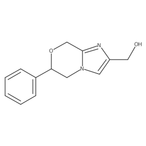 (6-phenyl-5,6-dihydro-8H-imidazo[2,1-c][1,4]oxazin-2-yl)methanol结构式