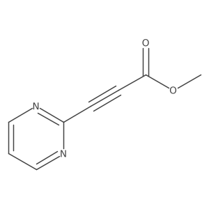 Methyl 3-(pyrimidin-2-yl)prop-2-ynoate Structure