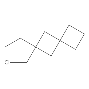 2-(Chloromethyl)-2-ethylspiro[3.3]heptane Structure