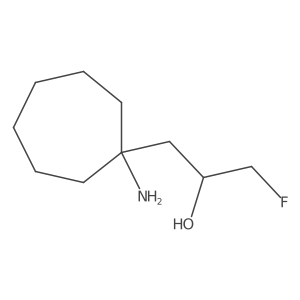 1-(1-aminocycloheptyl)-3-fluoro-propan-2-ol Structure