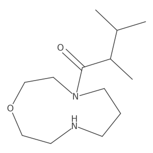 2,3-Dimethyl-1-(1,4,8-oxadiazecan-4-yl)butan-1-one Structure