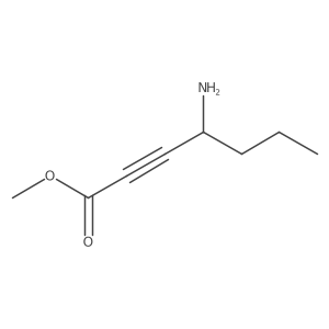 Methyl 4-aminohept-2-ynoate结构式