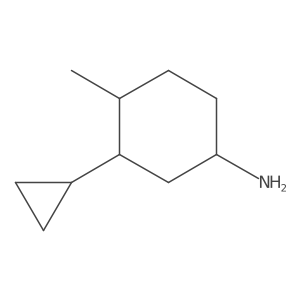 3-Cyclopropyl-4-methylcyclohexan-1-amine结构式