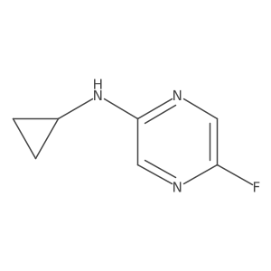 N-cyclopropyl-5-fluoropyrazin-2-amine Structure