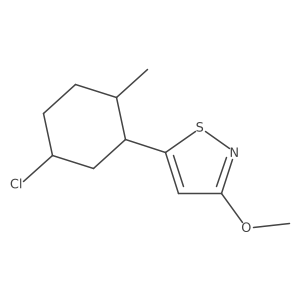 5-(5-Chloro-2-methylcyclohexyl)-3-methoxy-1,2-thiazole Structure