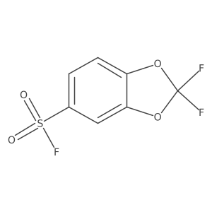 2,2-Difluoro-1,3-dioxaindane-5-sulfonyl fluoride Structure