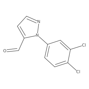 1-(3,4-dichlorophenyl)-1H-pyrazole-5-carbaldehyde Structure