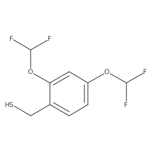 [2,4-Bis(difluoromethoxy)phenyl]methanethiol Structure
