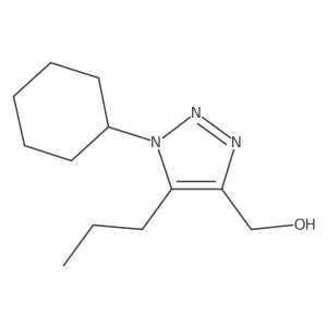 (1-cyclohexyl-5-propyl-1H-1,2,3-triazol-4-yl)methanol Structure