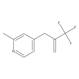 1,1,1-Trifluoro-3-(2-methylpyridin-4-yl)propan-2-one Structure