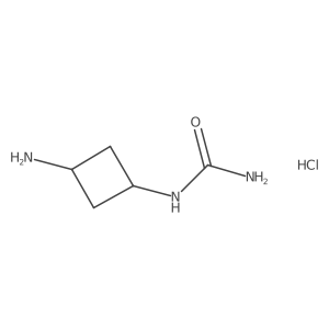 (3-Aminocyclobutyl)urea hydrochloride结构式
