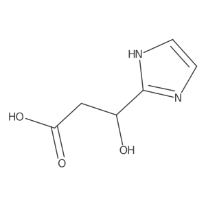 (3S)-3-hydroxy-3-(1H-imidazol-2-yl)propanoic acid结构式