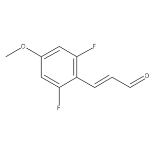 3-(2,6-Difluoro-4-methoxyphenyl)prop-2-enal Structure
