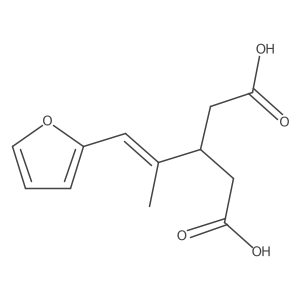 3-[1-(Furan-2-yl)prop-1-en-2-yl]pentanedioic acid Structure