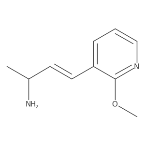 4-(2-Methoxypyridin-3-yl)but-3-en-2-amine结构式