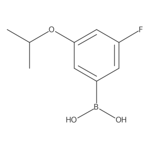 3-Fluoro-5-(iso-propoxy-d7)-phenylboronic acid结构式