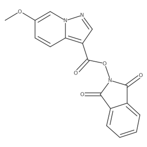 1,3-dioxo-2,3-dihydro-1H-isoindol-2-yl 6-methoxypyrazolo[1,5-a]pyridine-3-carboxylate Structure