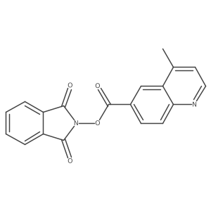 1,3-dioxo-2,3-dihydro-1H-isoindol-2-yl 4-methylquinoline-6-carboxylate Structure