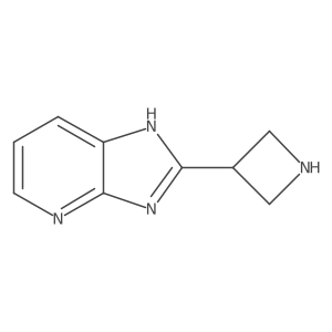 3-{3H-imidazo[4,5-b]pyridin-2-yl}azetidine结构式