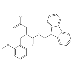 N-Fmoc-N-(2-methoxybenzyl)-glycine Structure