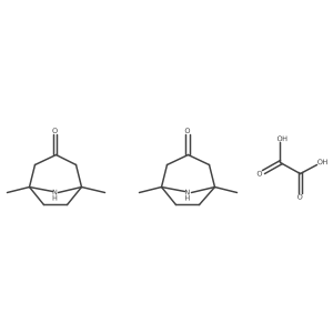1,5-Dimethyl-8-azabicyclo[3.2.1]octan-3-one hemioxalate Structure