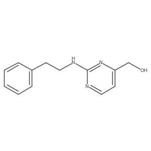 {2-[(2-Phenylethyl)amino]pyrimidin-4-yl}methanol Structure