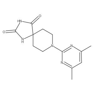 8-(4,6-Dimethylpyrimidin-2-yl)-1,3,8-triazaspiro[4.5]decane-2,4-dione Structure