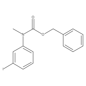 benzyl N-(3-iodophenyl)-N-methylcarbamate Structure