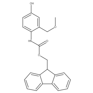 (9H-fluoren-9-yl)methyl N-[4-hydroxy-2-(methoxymethyl)phenyl]carbamate Structure
