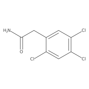 2,4,5-Trichlorobenzeneacetamide Structure