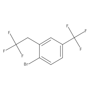 1-Bromo-2-(2,2,2-trifluoroethyl)-4-(trifluoromethyl)benzene Structure