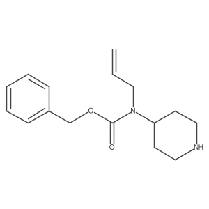 Benzyl allyl(piperidin-4-yl)carbamate Structure