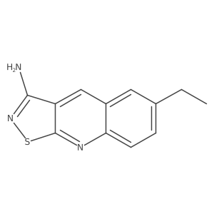 6-Ethyl[1,2]thiazolo[5,4-b]quinolin-3-amine结构式