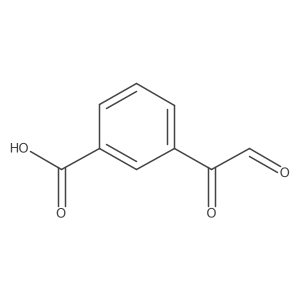 3-(2-Oxoacetyl)benzoic acid结构式