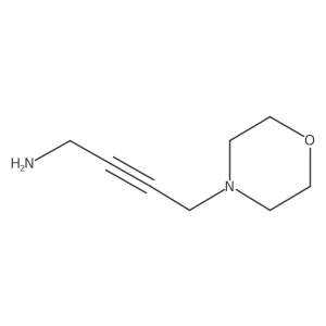 4-(Morpholin-4-yl)but-2-yn-1-amine结构式