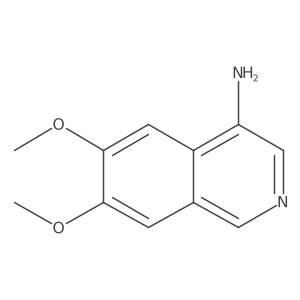 6,7-Dimethoxyisoquinolin-4-amine结构式