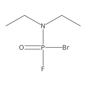 Phosphoramidic bromide fluoride, diethyl- Structure