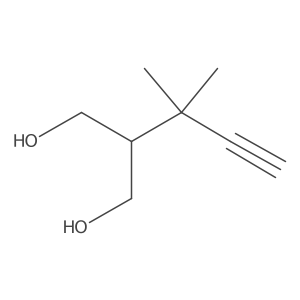 2-(1,1-Dimethyl-2-propyn-1-yl)-1,3-propanediol结构式