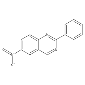 6-Nitro-2-phenylquinazoline Structure