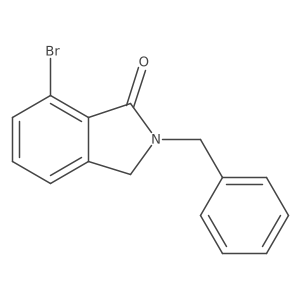 2-Benzyl-7-bromoisoindolin-1-one结构式